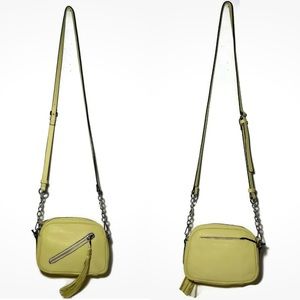SANCTUARY Small Pineapple Yellow Last Word Crossbody Handbag